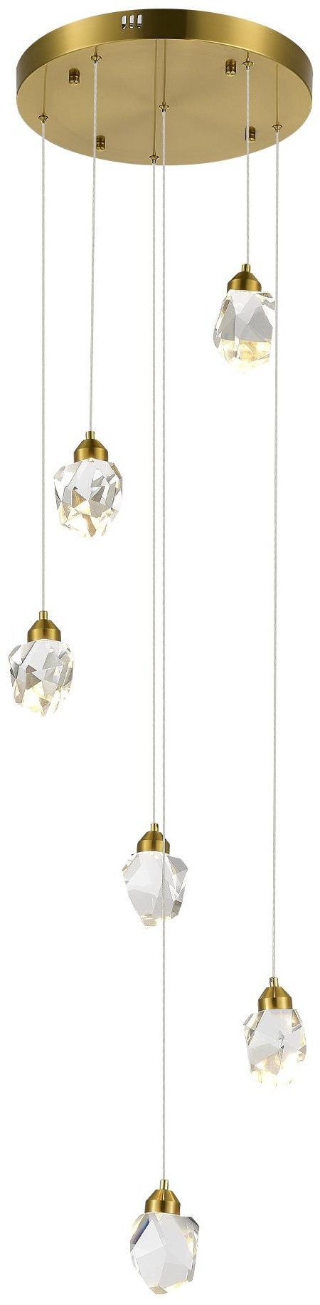 Люстра подвесная SVET KZ LED, кол-во ламп: 6 шт купить,NaN
