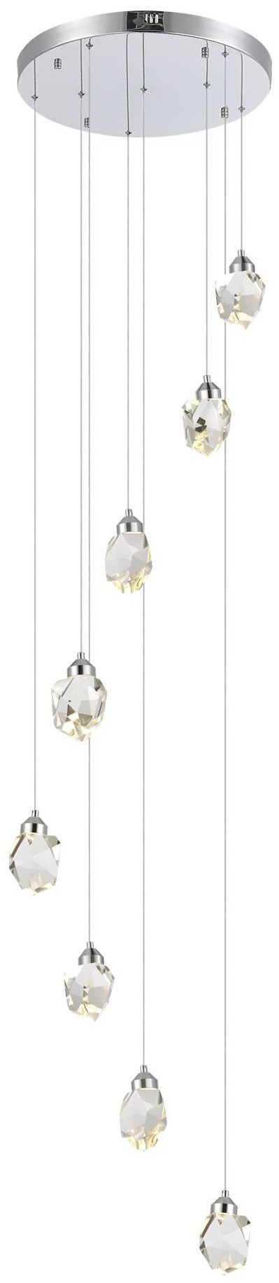 Люстра подвесная SVET KZ LED, кол-во ламп: 8 шт купить,NaN