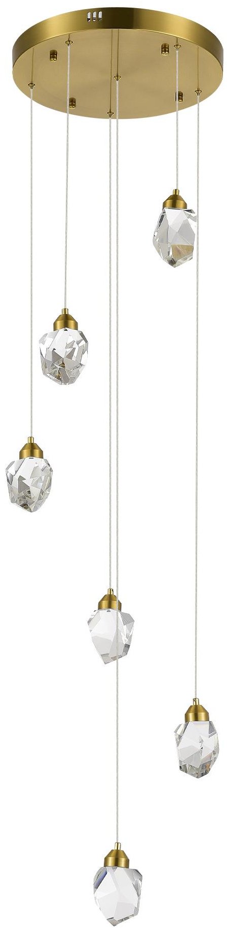 Люстра подвесная SVET KZ LED, кол-во ламп: 6 шт купить,NaN