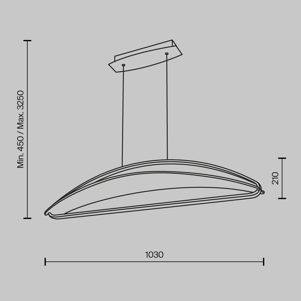 Люстра подвесная Maytoni LED, кол-во ламп: 1 шт купить,NaN