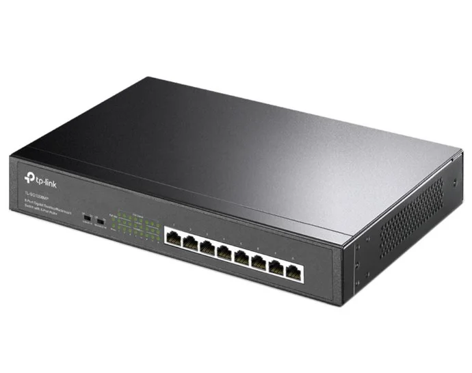 Коммутатор TP-Link TL-SG1008MP V5.0 чёрный