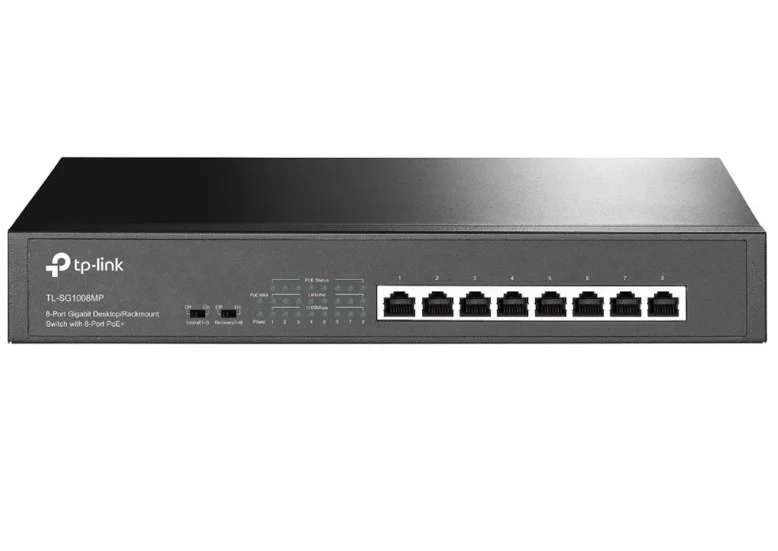 Коммутатор TP-Link TL-SG1008MP V5.0 чёрный