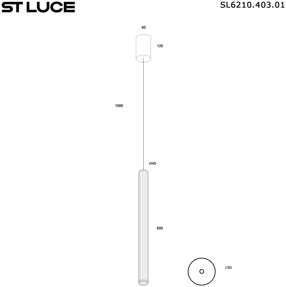 Люстра подвесная ST Luce LED, кол-во ламп: 1 шт купить,NaN