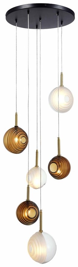 Люстра подвесная ST Luce G9, кол-во ламп: 6 шт купить,NaN
