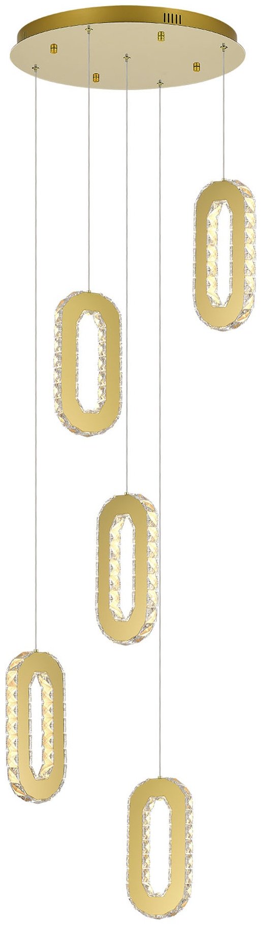 Люстра подвесная SVET KZ LED, кол-во ламп: 5 шт купить,NaN