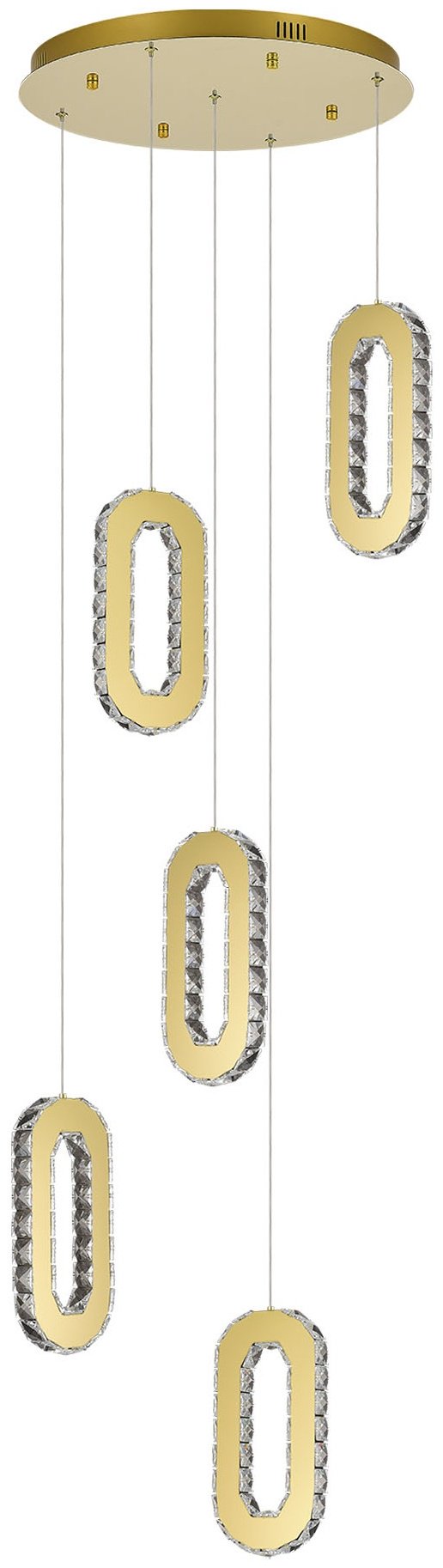 Люстра подвесная SVET KZ LED, кол-во ламп: 5 шт купить,NaN