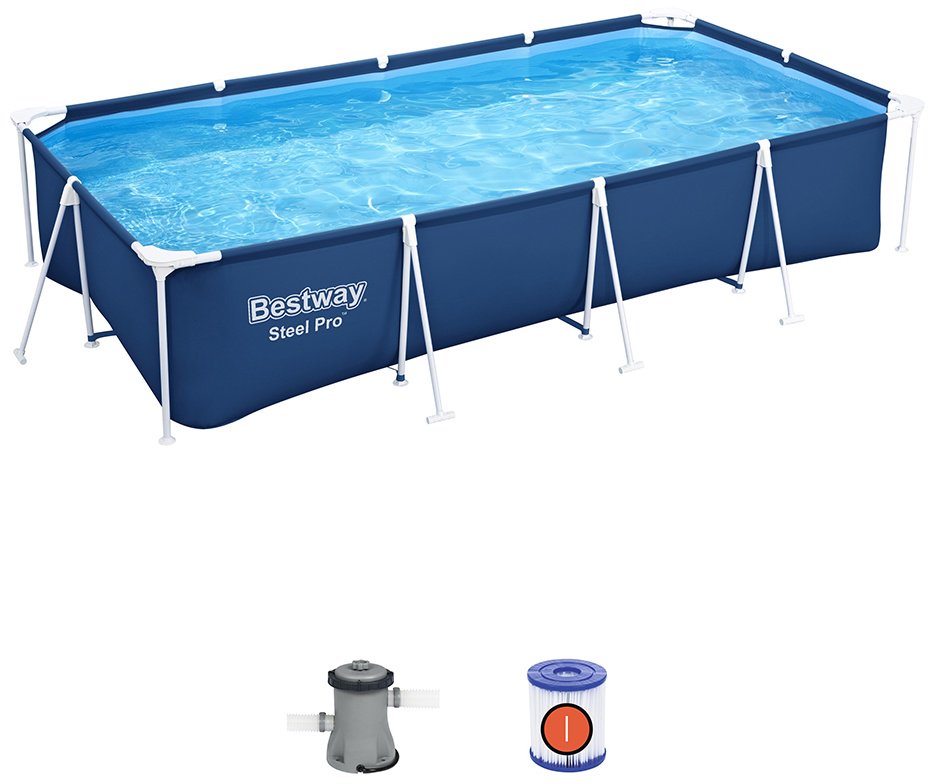 Бассейн каркасный Bestway 56082/56424, 400x211x81 см