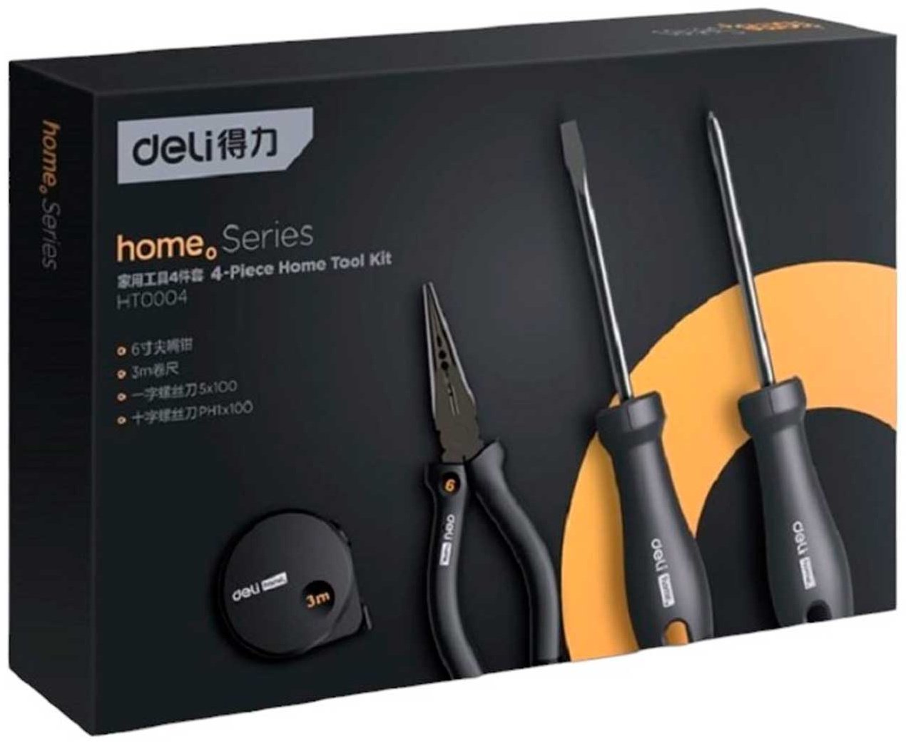 Набор инструментов универсальный 4 в 1 DELI HT0004 купить,NaN