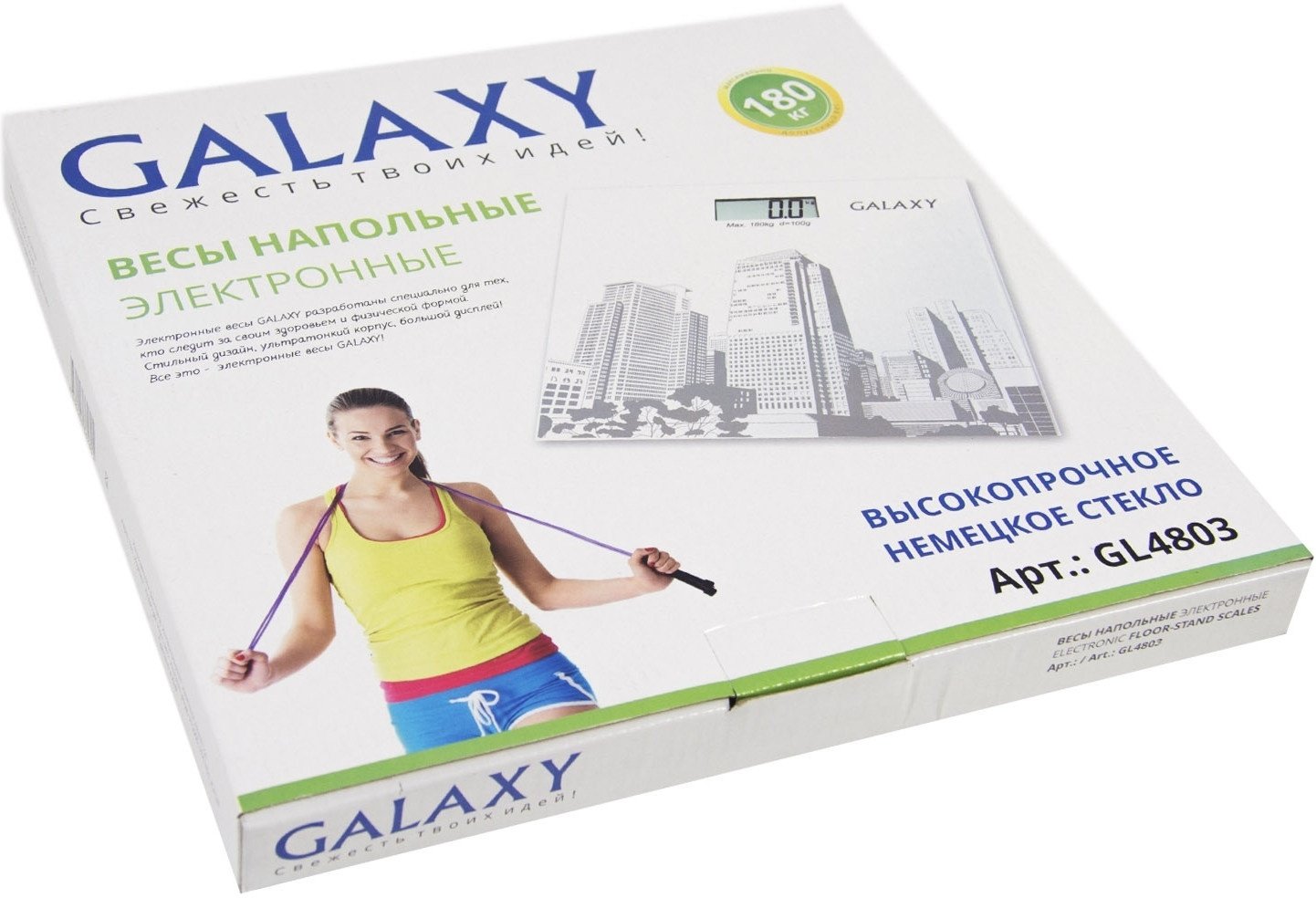 Напольные весы Galaxy электронные GL4803 до 180 кг