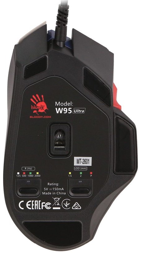 Мышь A4Tech Bloody W95 Ultra Sports Navy синий