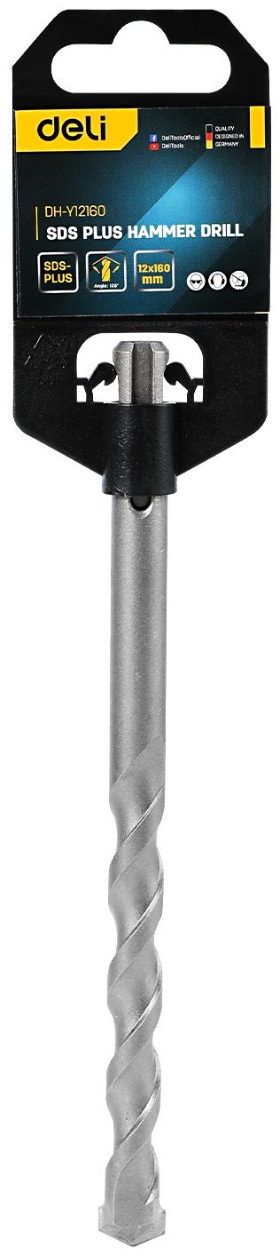 DELI бур EDH-Y12160 (SDS-plus, 12х160х210 мм) 1 шт