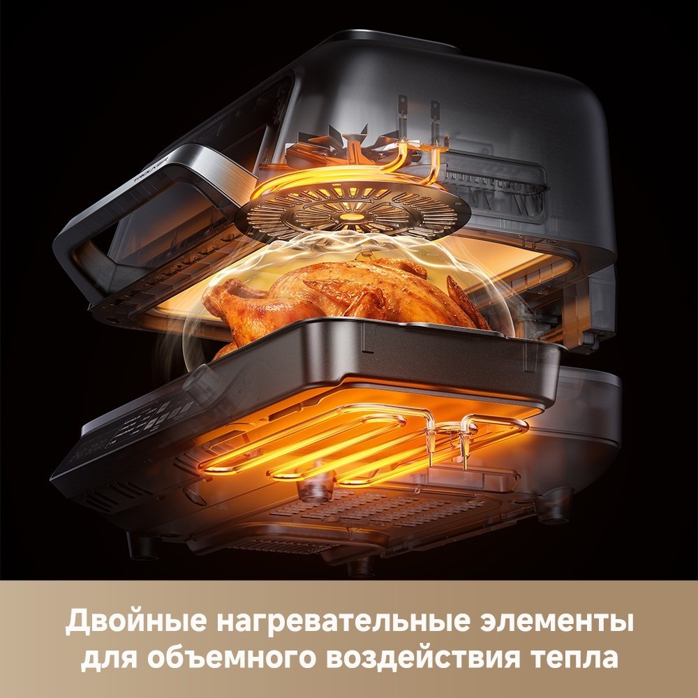 Аэрогриль Trouver Indoor Air fry grill IG20 Pro 6.5 л черный