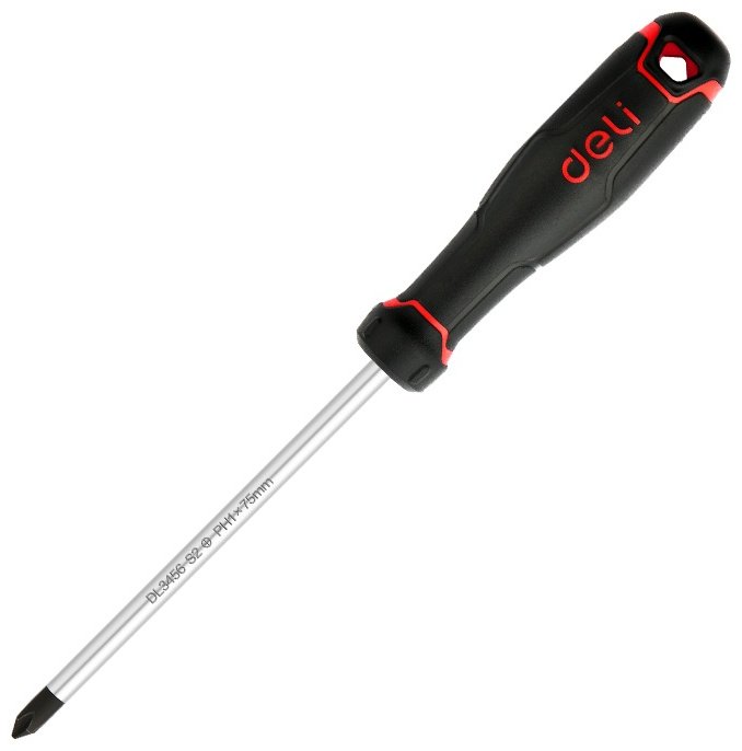DELI отвертка DL3456 PH1х75 мм