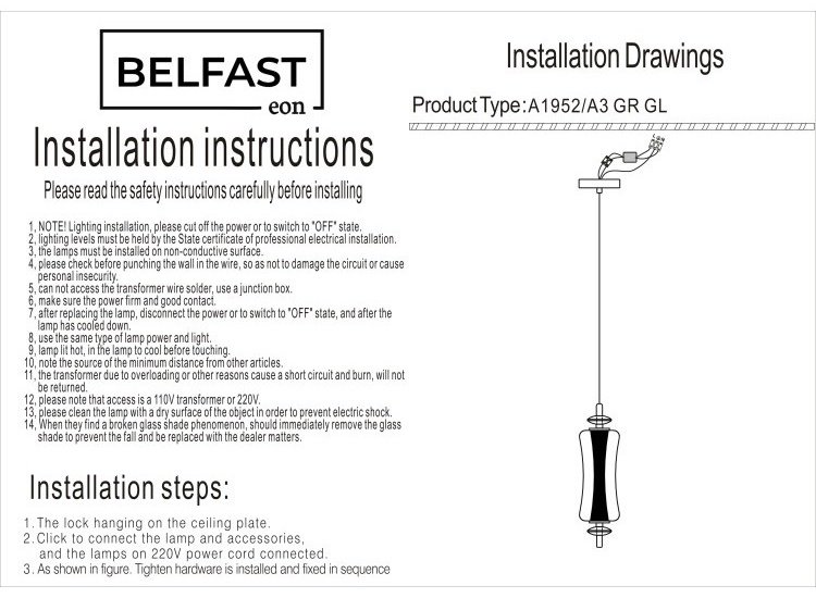Люстра подвесная SVET KZ LED, кол-во ламп: 1 шт купить,NaN