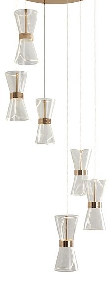 Люстра подвесная Freya LED, кол-во ламп: 6 шт купить,NaN