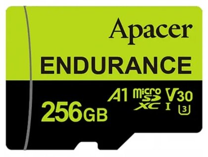 Карта памяти Apacer High Endurance + адаптер, AP256GEDM1D05-R 256 Гб купить,NaN