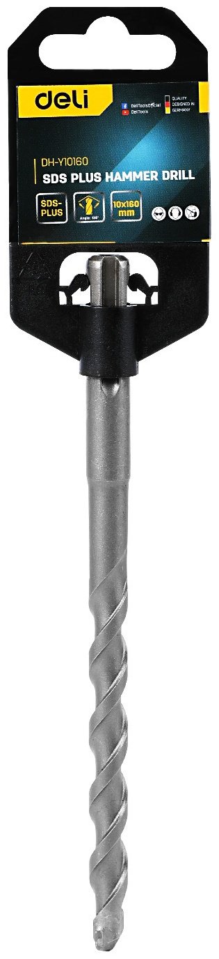 DELI бур EDH-Y10160 (SDS-plus, 10х160х210 мм) 1 шт