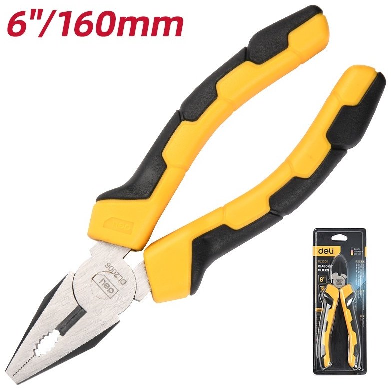 DELI плоскогубцы EDL2006 150 мм купить,1860