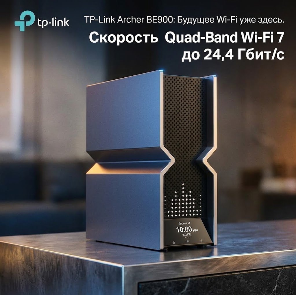 Wi-Fi роутер TP-LINK Archer BE900