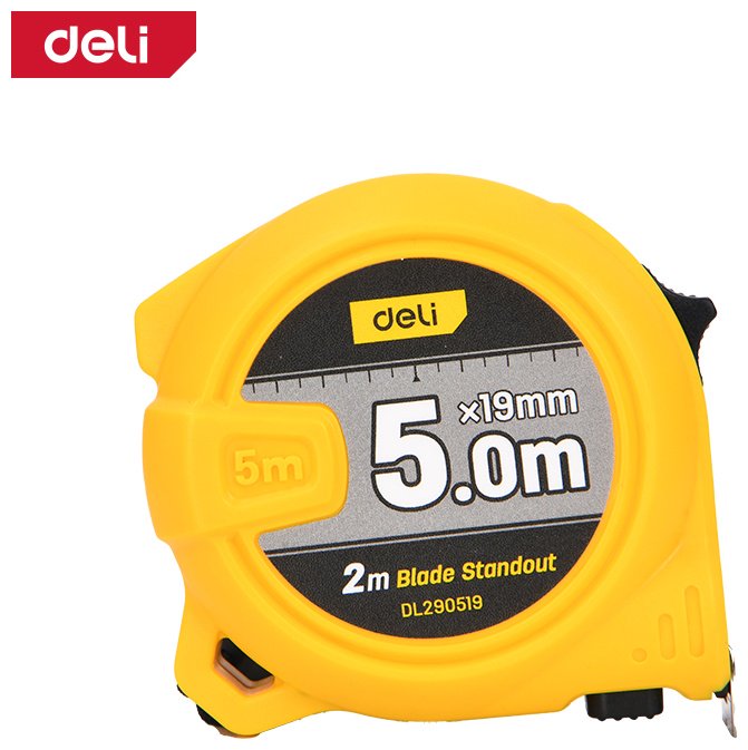 DELI рулетка бытовая DL290519, 5 м х 19 мм купить,NaN