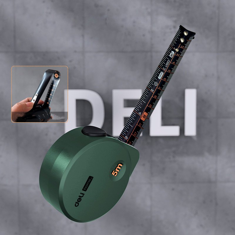 DELI рулетка бытовая HT8519LY, 5 м х 19 мм купить,NaN
