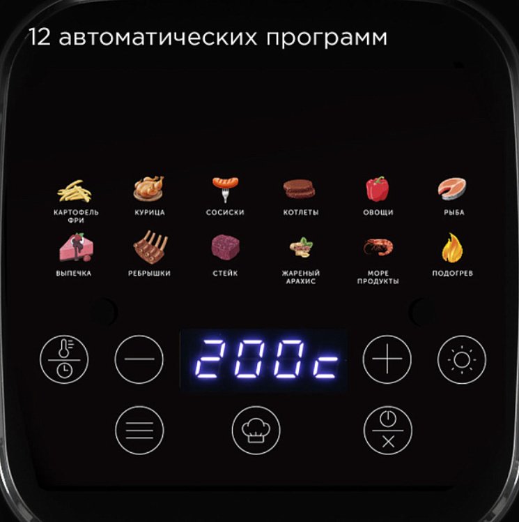 Аэрогриль REDMOND AG1901 6 л черный купить,117251