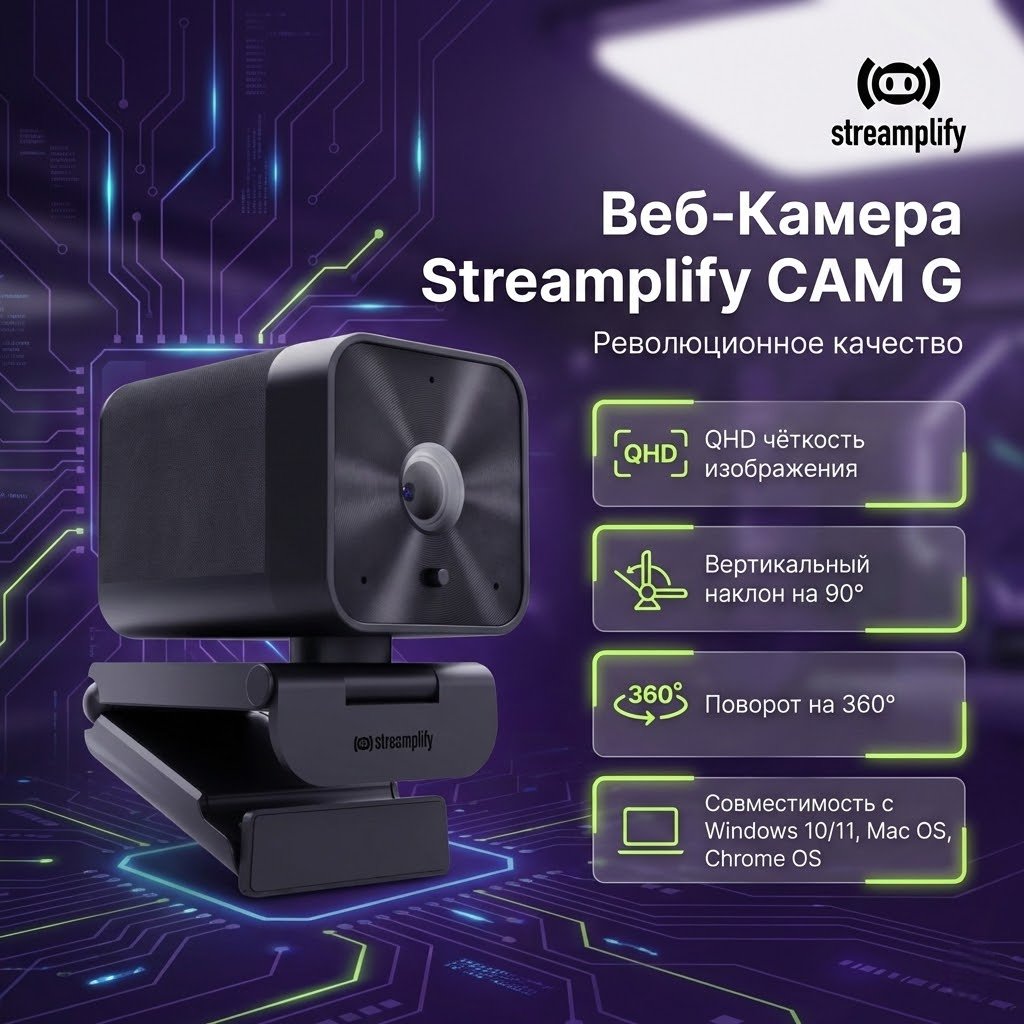 Веб-камера Streamplify CAM G купить,NaN