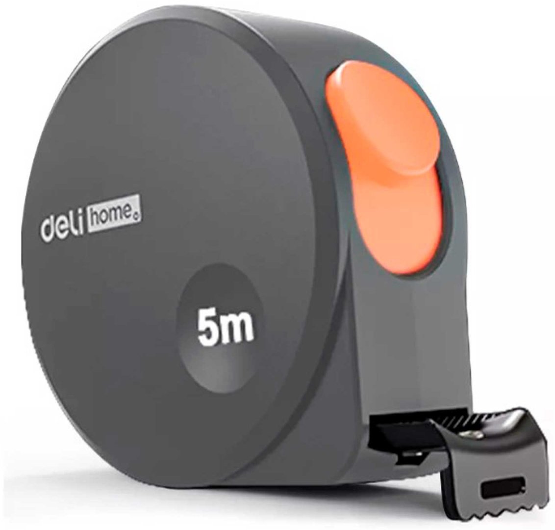 DELI рулетка бытовая, строительная HT8519C, 5 м х 19 мм