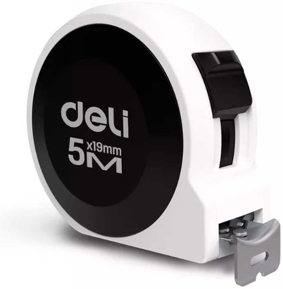 DELI рулетка бытовая, строительная H8005B, 5 м х 19 мм купить,NaN