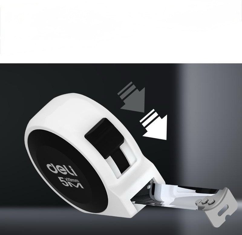 DELI рулетка бытовая, строительная H8005B, 5 м х 19 мм купить,NaN