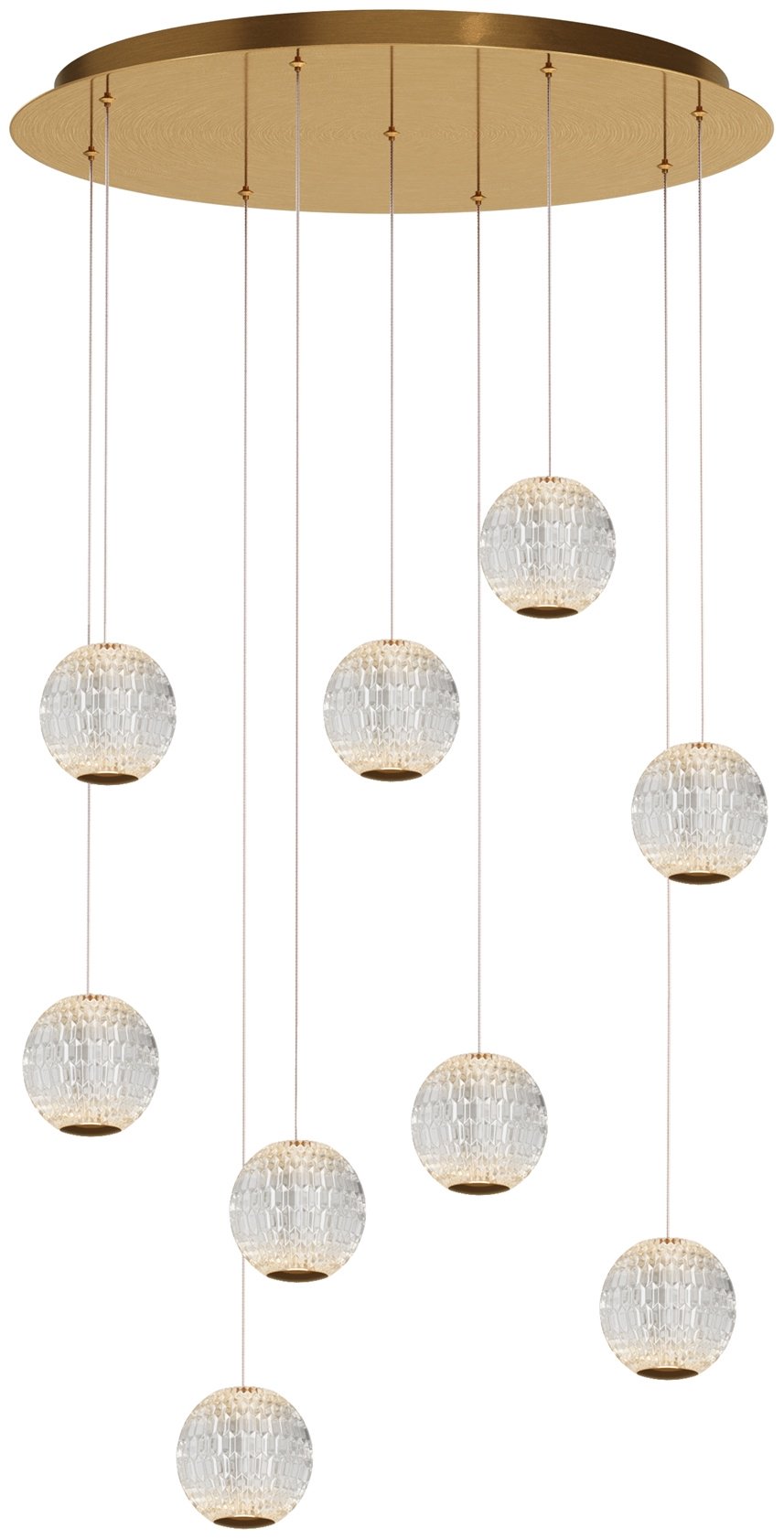 Люстра подвесная Maytoni LED, кол-во ламп: 9 шт купить,NaN