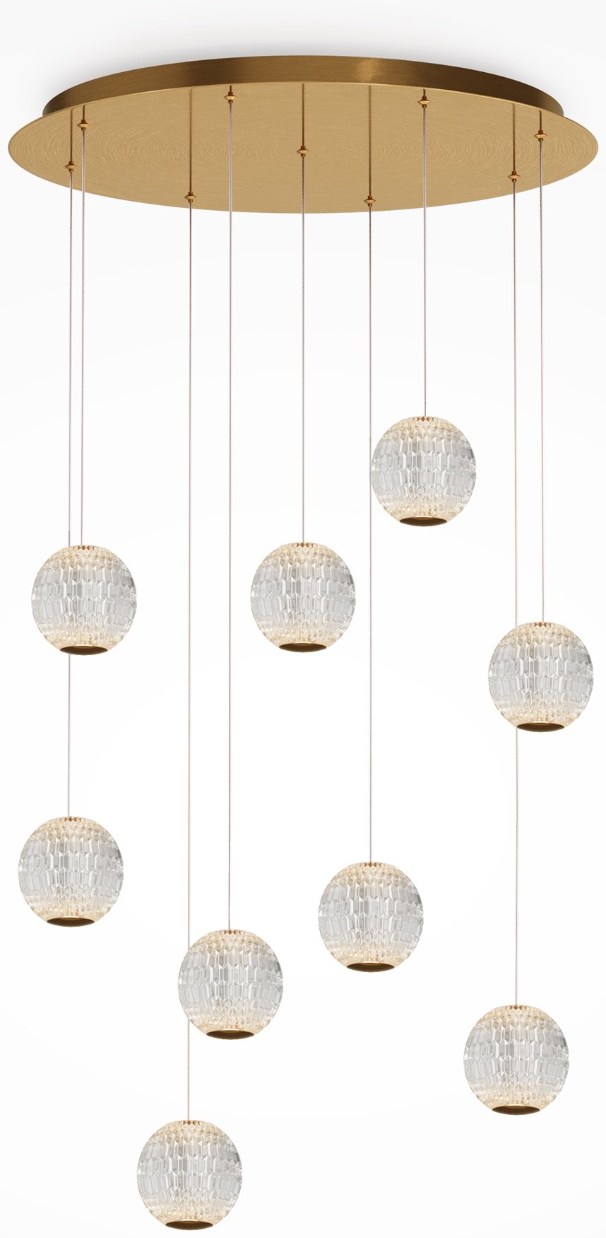 Люстра подвесная Maytoni LED, кол-во ламп: 9 шт купить,NaN