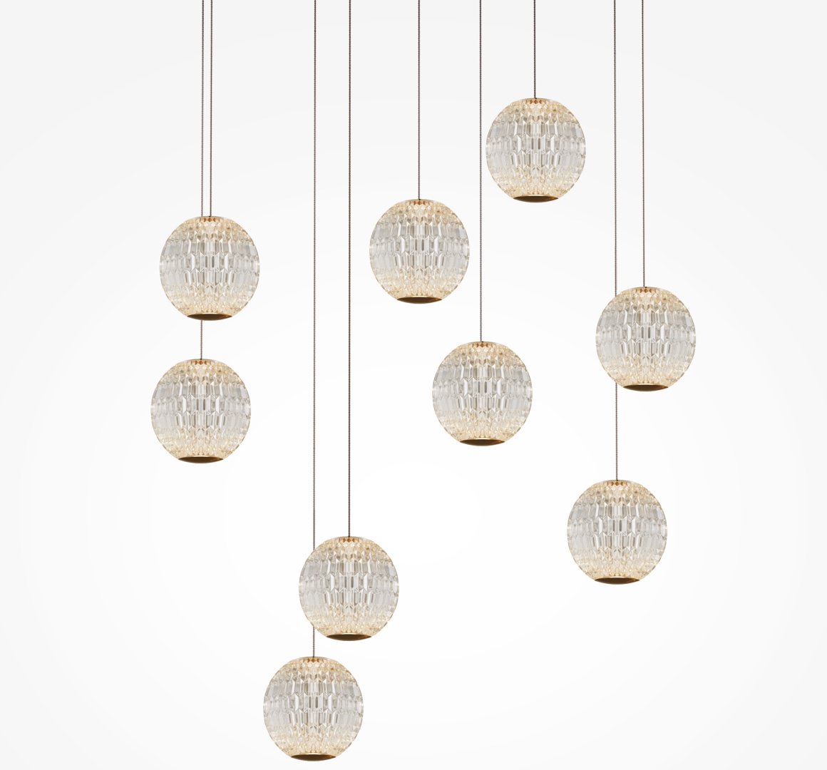 Люстра подвесная Maytoni LED, кол-во ламп: 9 шт купить,NaN