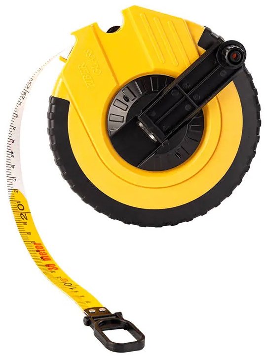 DELI рулетка строительная EDL9830ZY, 30 м х 14.5 мм купить,NaN