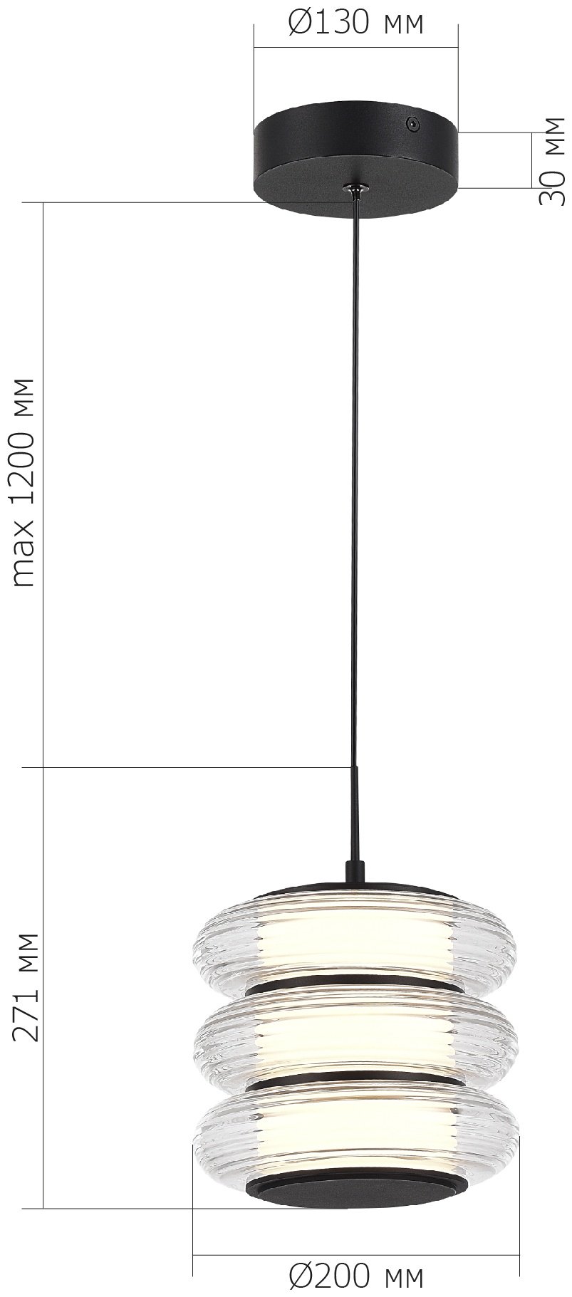 Люстра подвесная ST Luce LED, кол-во ламп: 1 шт купить,NaN