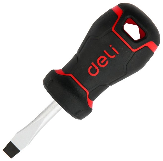 DELI отвертка DL3446 SL6х38 мм