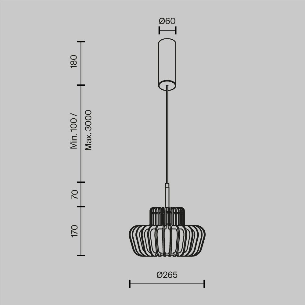 Люстра подвесная Maytoni LED, кол-во ламп: 1 шт купить,NaN