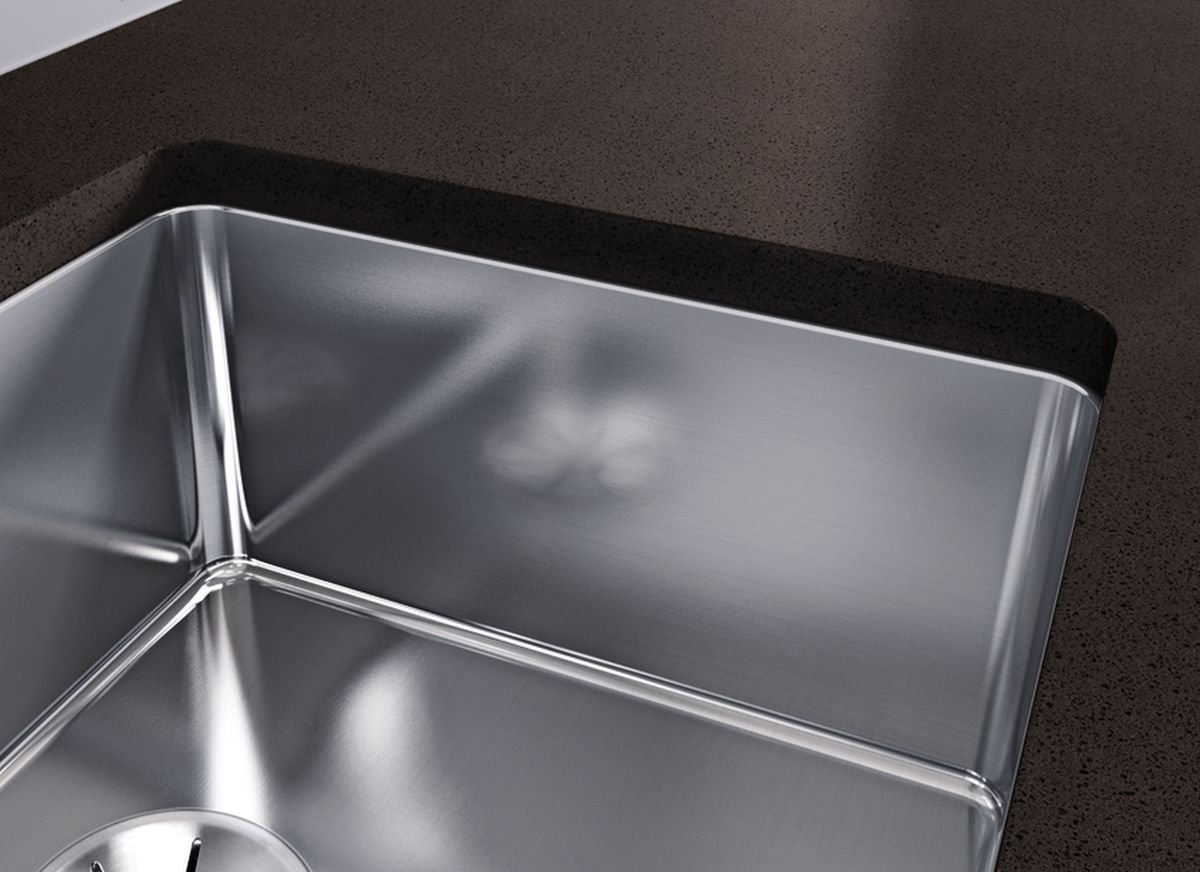 Кухонная мойка Blanco Andano 340/180-U (522979) 58.5х44х19 см, нержавеющая сталь, тон серебристый металлик