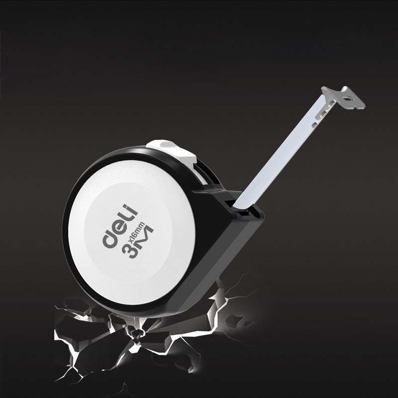DELI рулетка бытовая H8003A, 3 м х 16 мм