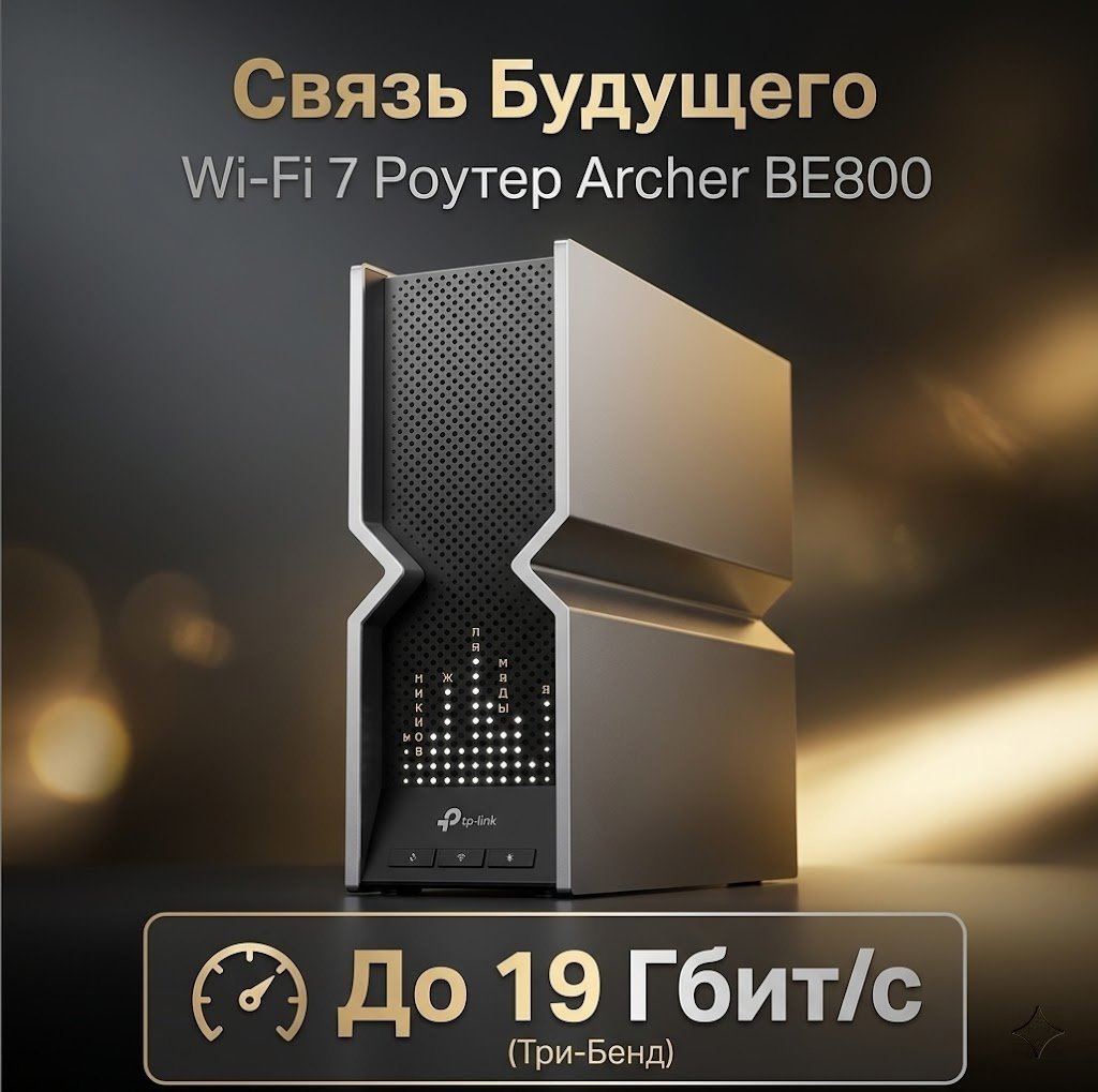 Wi-Fi роутер TP-LINK Archer BE800
