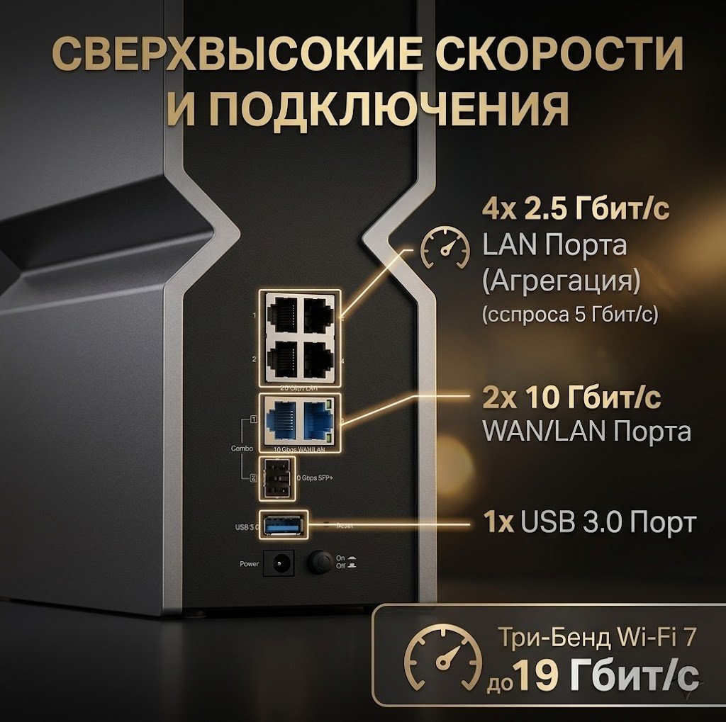 Wi-Fi роутер TP-LINK Archer BE800