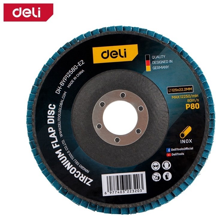 DELI лепестковый диск DH-BYP12580-E2 125x22.2 мм 1 шт