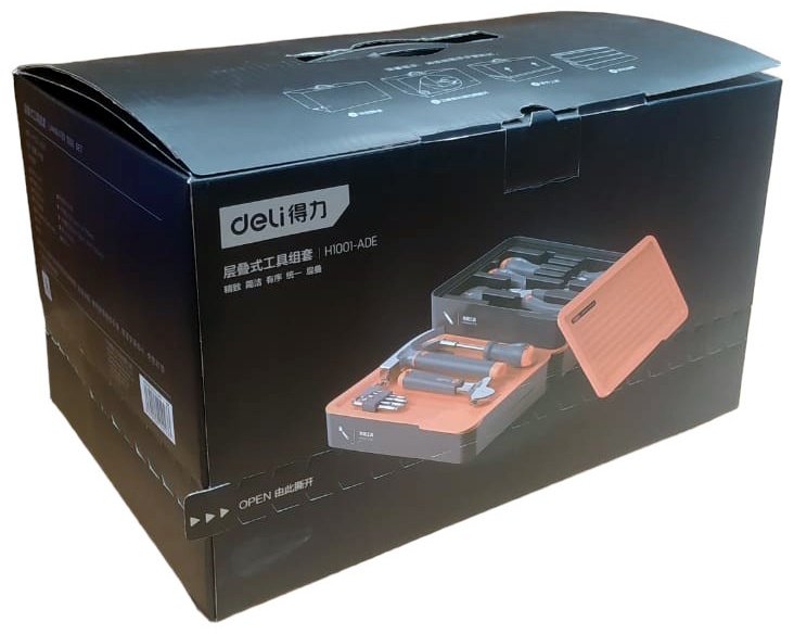 Набор инструментов и оснастки универсальный 42 в 1 DELI H1001-ADE