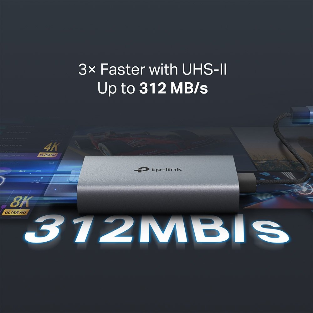Картридер TP-LINK UA440C USB Type-C для SD, SDHC, SDXC, microSD, micro SDHC, micro SDXC