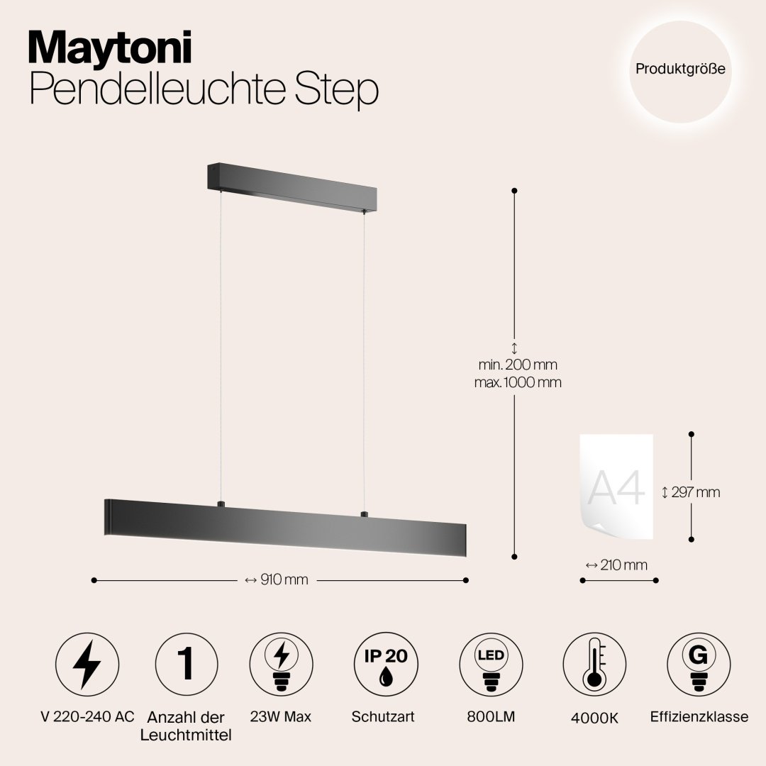 Люстра подвесная Maytoni LED, кол-во ламп: 1 шт купить,NaN
