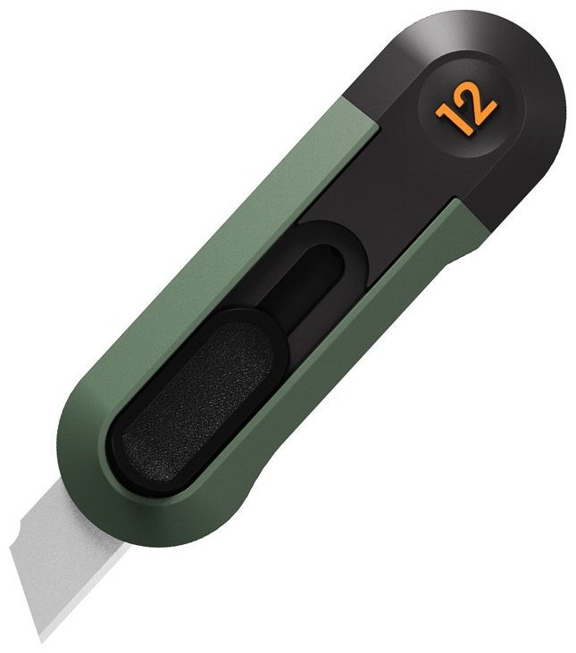 Канцелярский нож DELI HT4007L зеленый купить,NaN