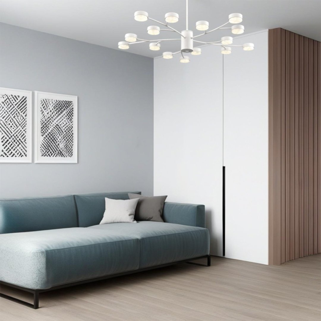 Люстра потолочная Lumion GX53, кол-во ламп: 15 шт купить,NaN