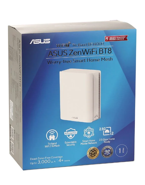 Беспроводная MESH-система Asus ZenWiFi BT8 90IG0930-MO3B00 1-pack белая - ForteMarket Беспроводная MESH-система Asus ZenWiFi BT8 90IG0930-MO3B00 1-pack белая купить,129730