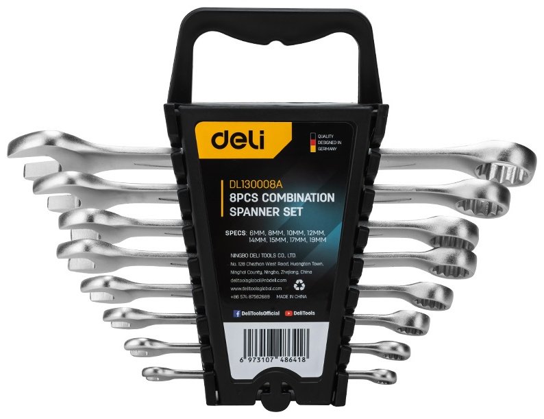 Набор инструментов универсальный 8 в 1 DELI EDL130008A