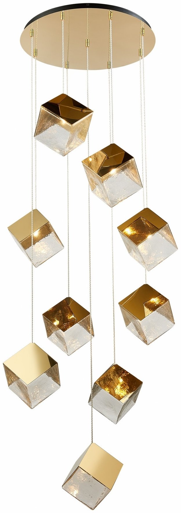 Люстра подвесная ST Luce G9, кол-во ламп: 9 шт купить,NaN